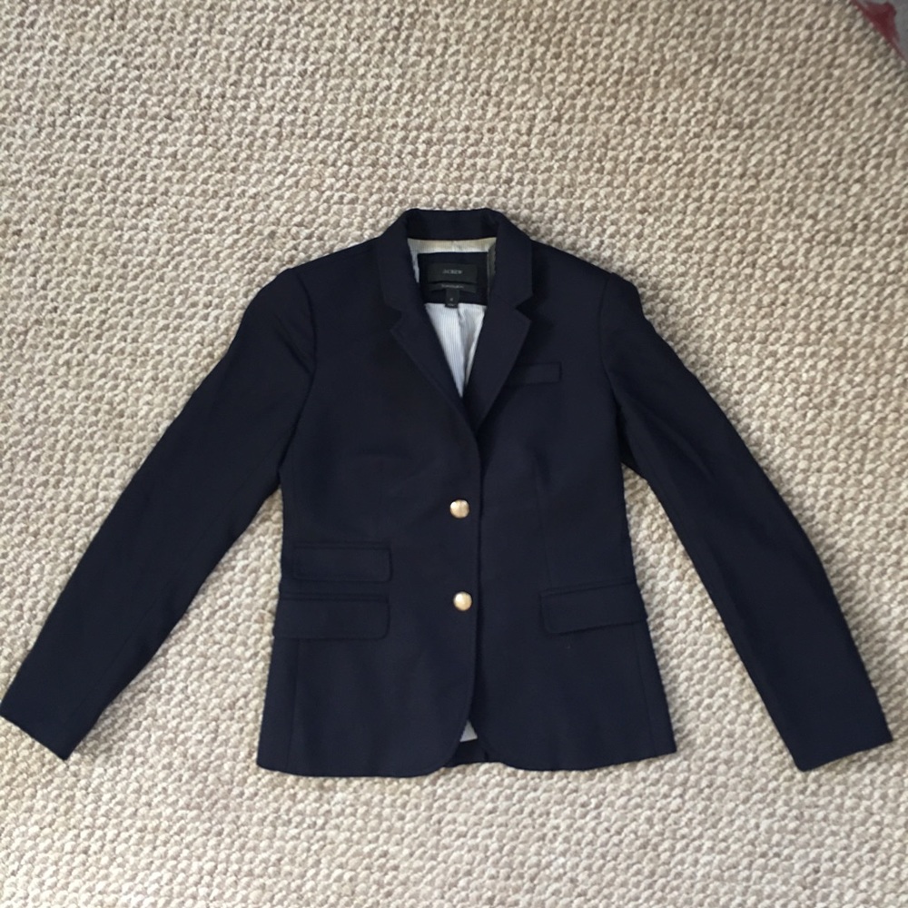 J.Crew Schoolboy wool blazer navy blue size 2